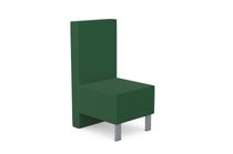 Snake Square Seater with Backrest