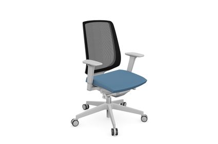 LightUp - Mesh Backrest Chair - Model 250 Light Grey