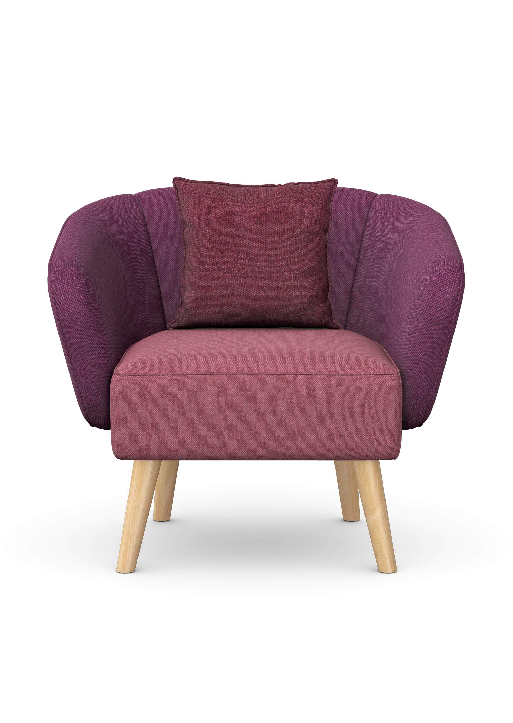 ASPECT - One Seat Sofa, Wooden Legs