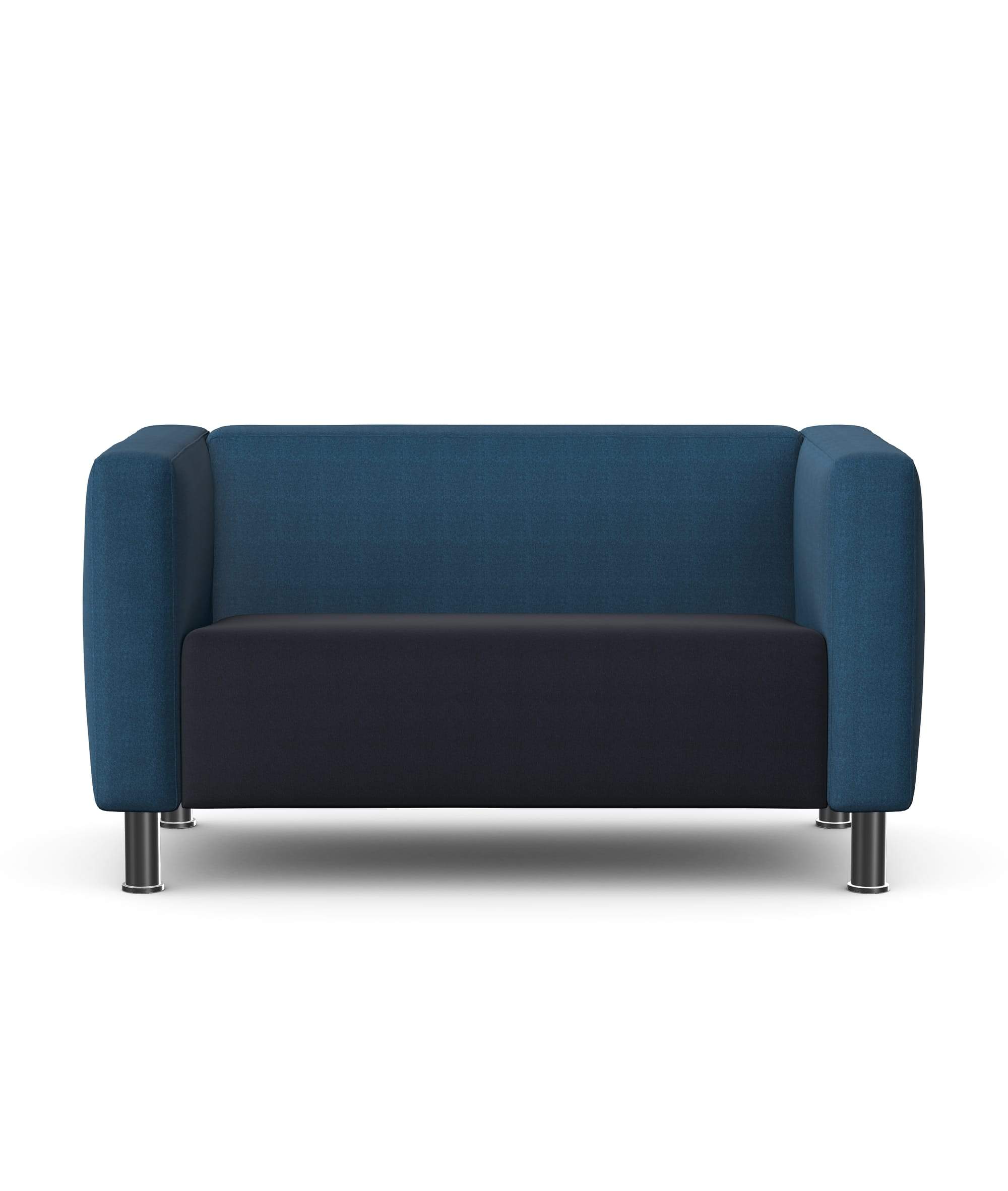 BARRA - Two Seat Sofa, Metal Legs