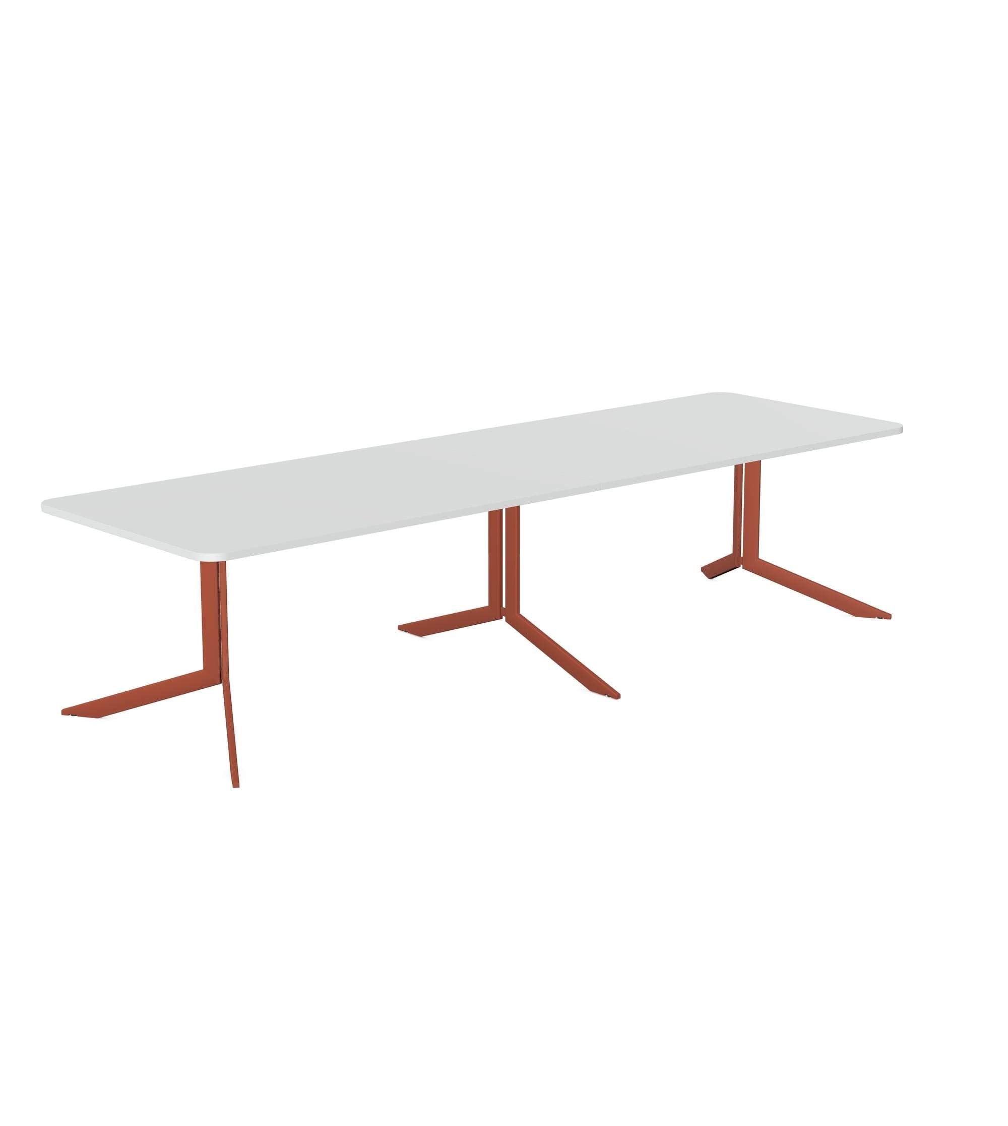Axy-Line - Conference Table Long, Rectangular Tops, Leg-X