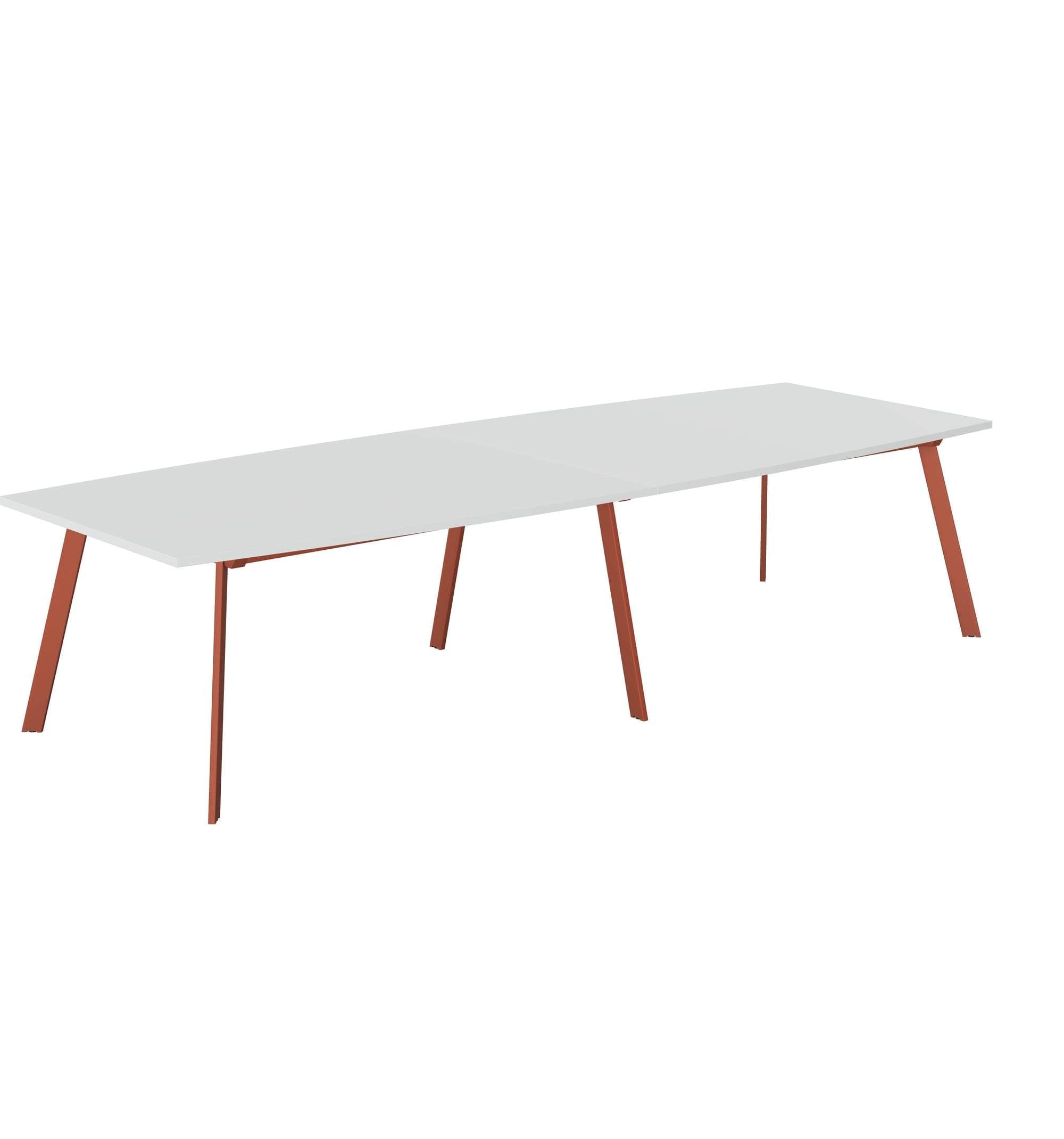 Axy-Line - Conference Table Long, Barrel-shaped Tops, Leg-A