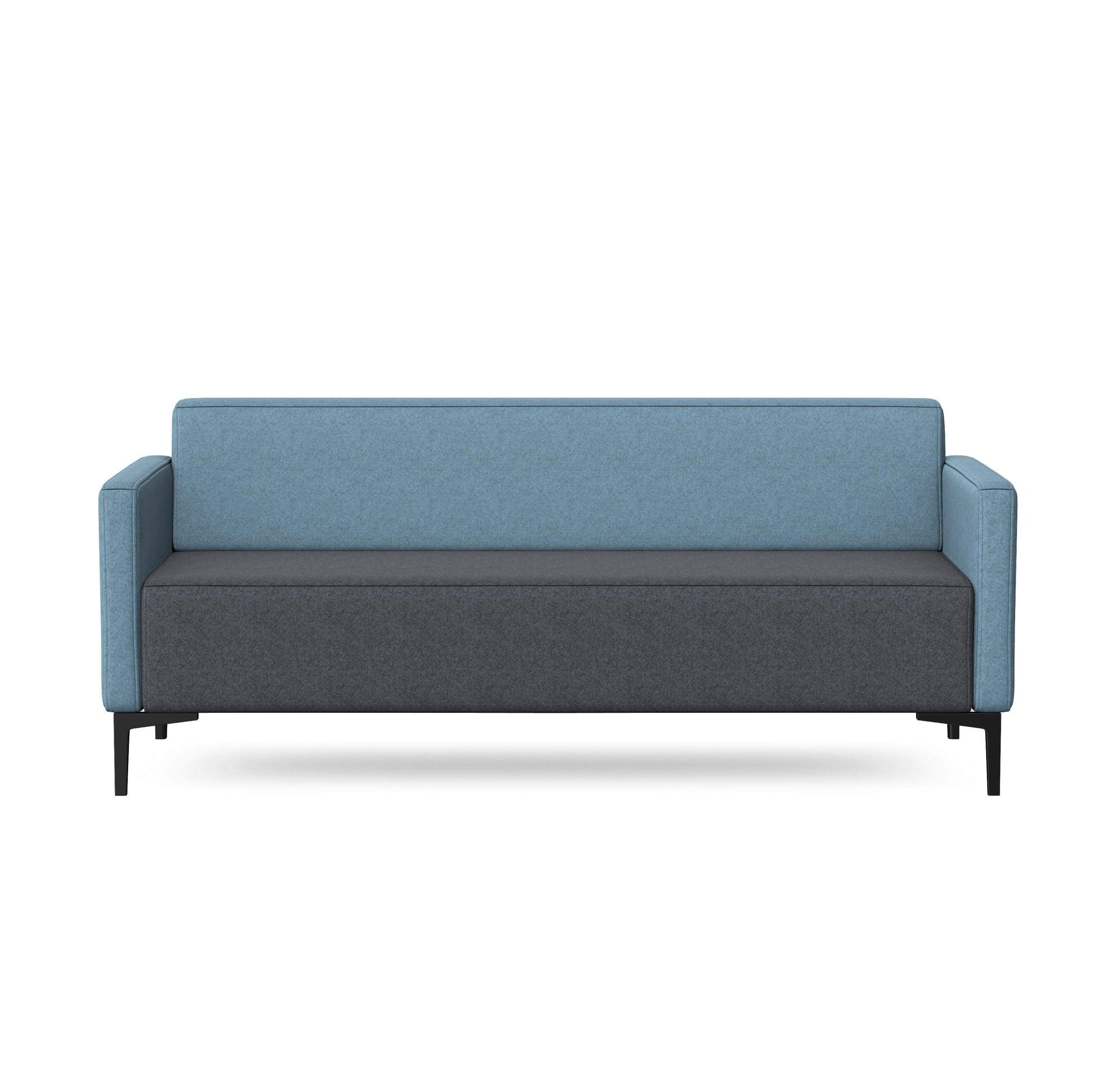 OBAN - Three Seat Sofa with Backrest, Metal Legs (Sam)