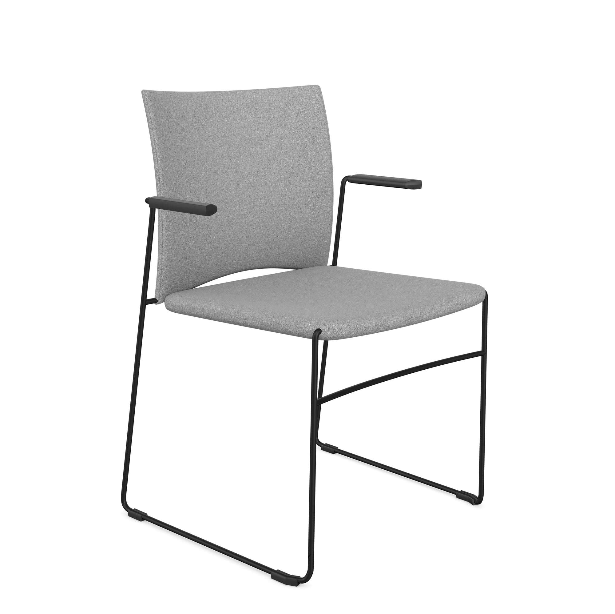 Ariz Upholstered Seat with Armrest and Backrest Chair - Model 570V