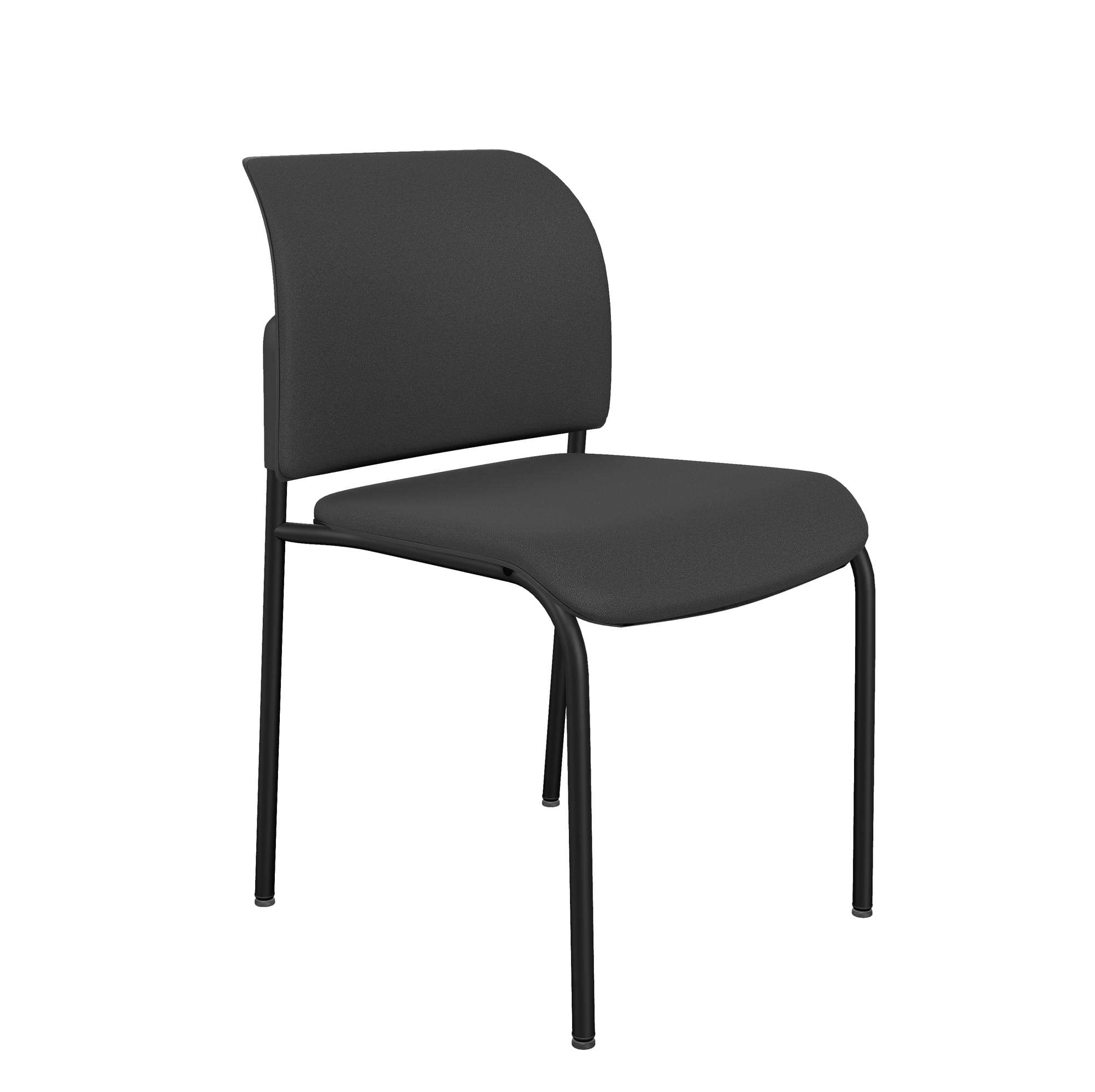 Bit Upholstered Seat and Backrest Chair, 4-Legged Frame - Model 570H