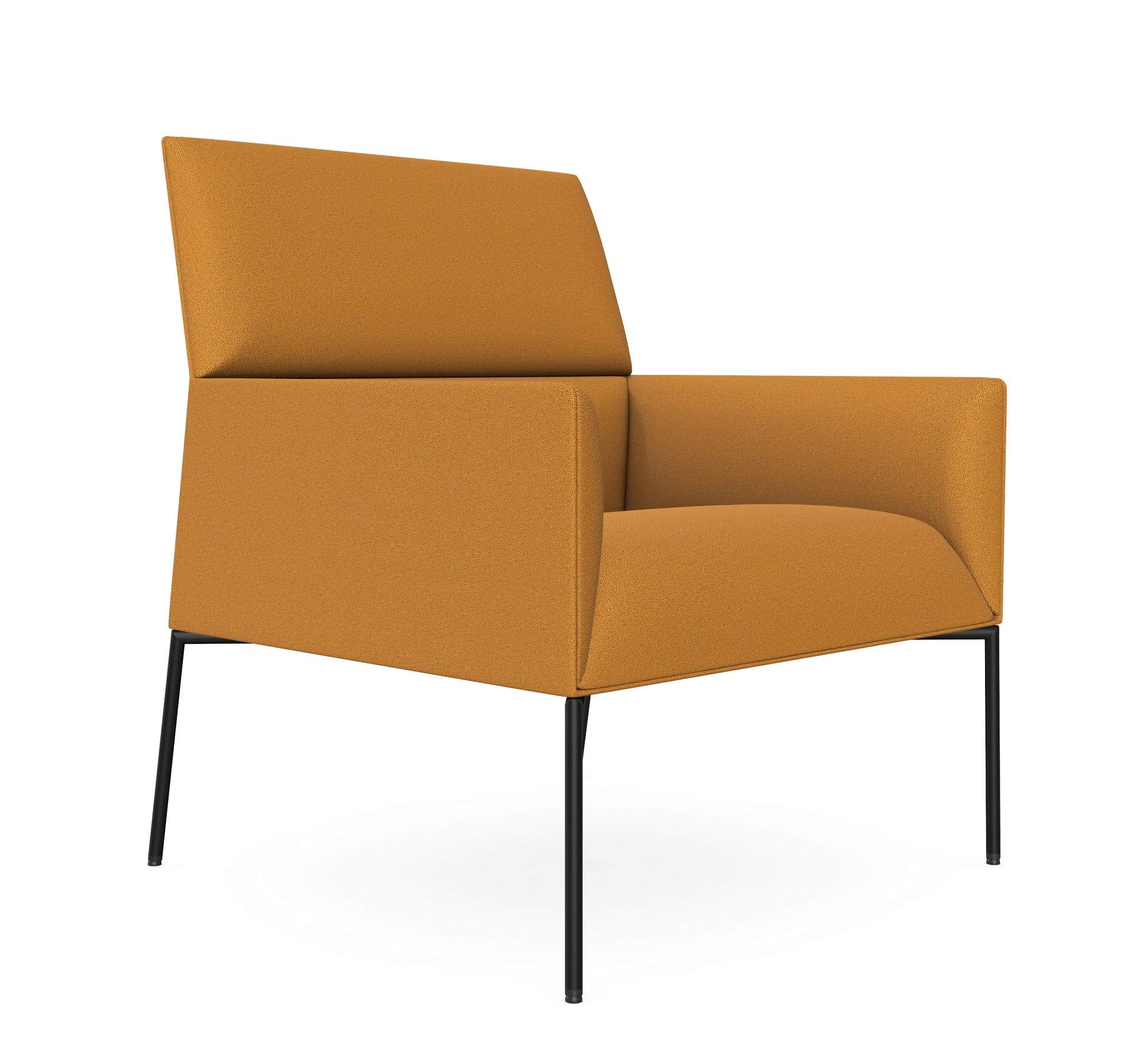 Chic Air A20H Low Backrest Armchair with Metal Legs