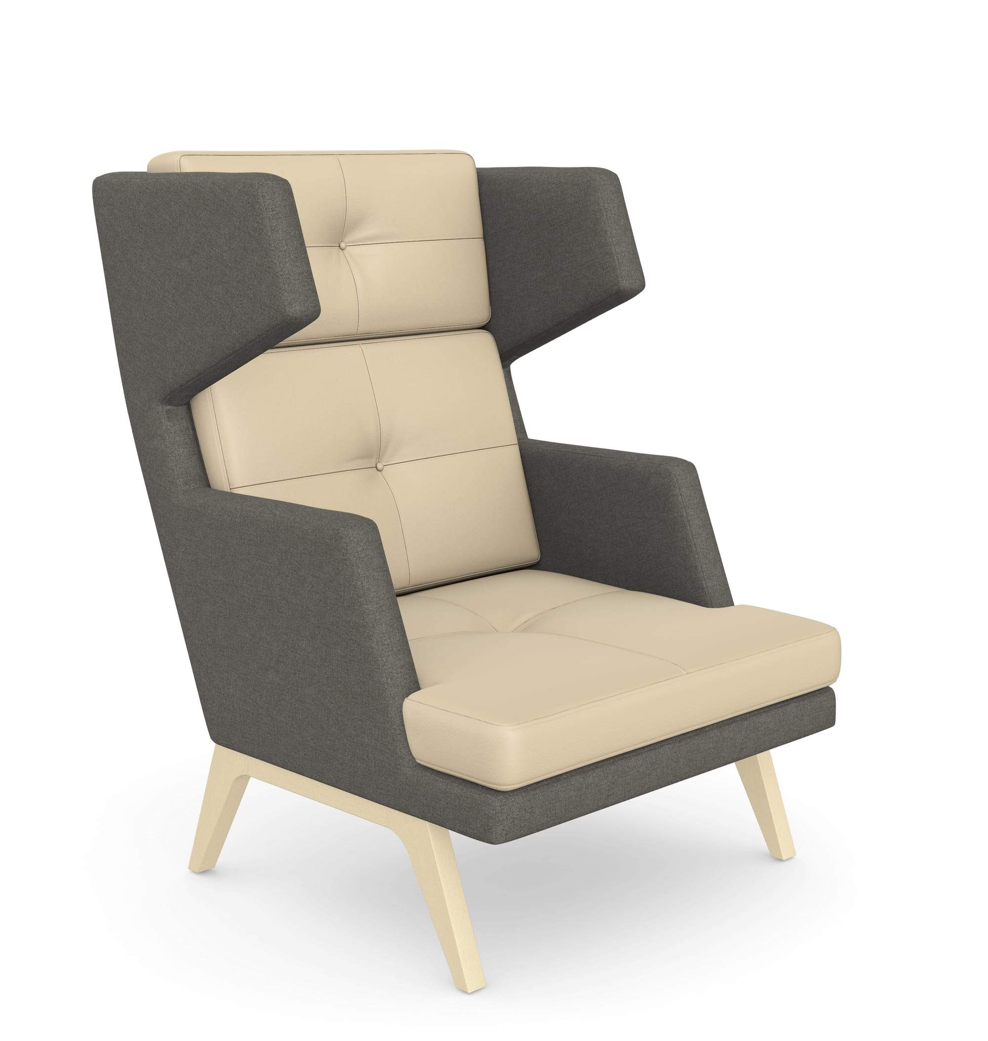 October Armchair with High Backrest