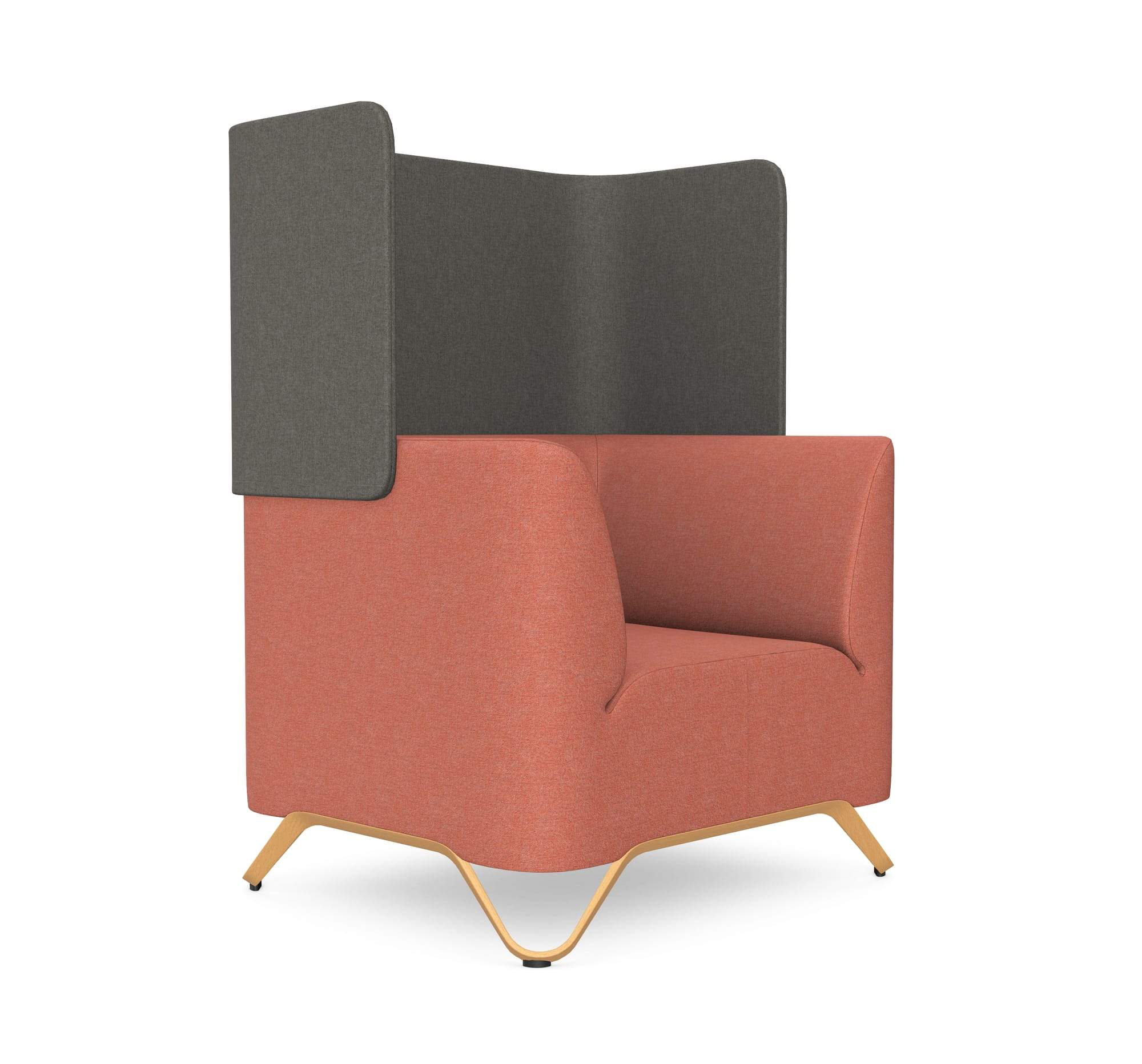 SoftBox Armchair with Wall - Model 11W