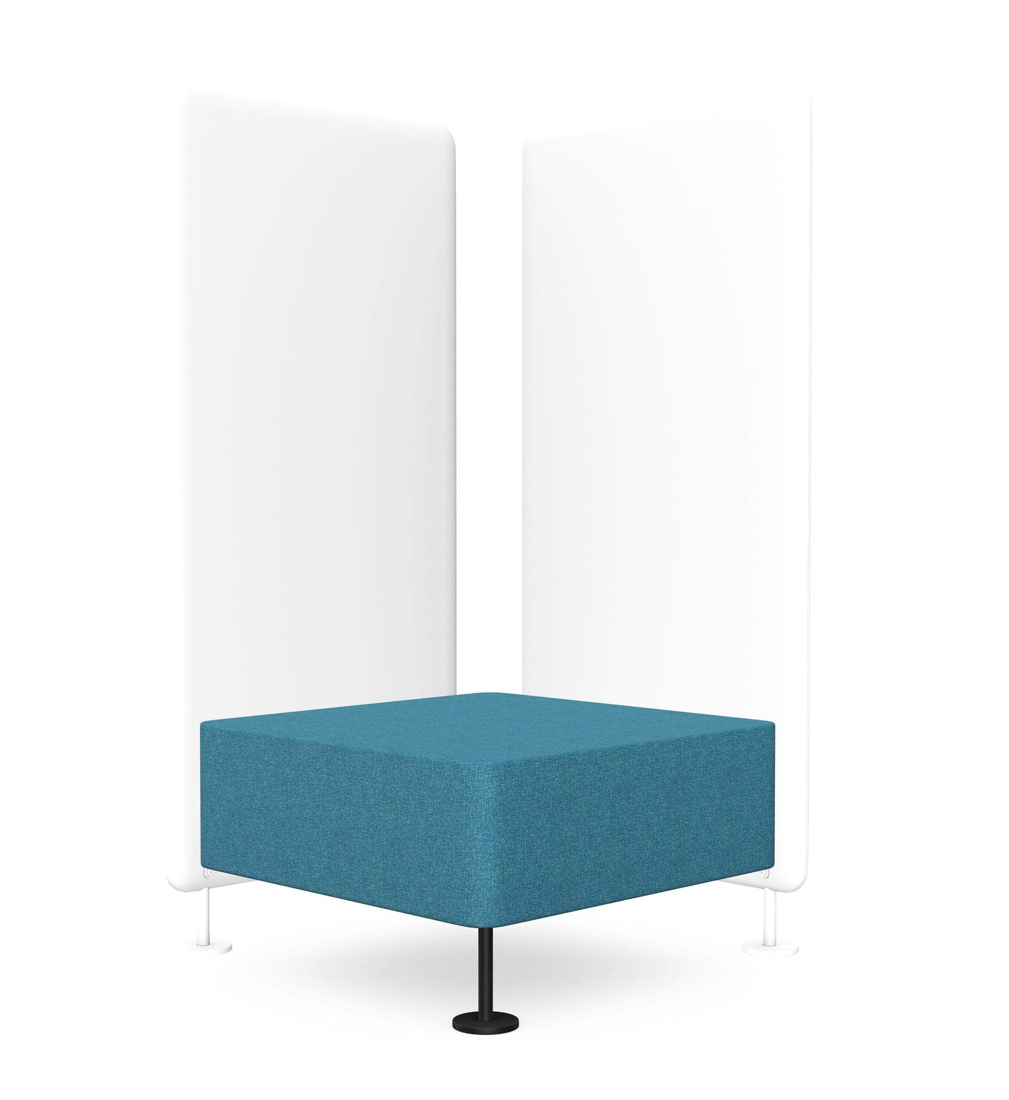 Wall In Pouffe to be Connected with 2 Partition Walls - Model 12