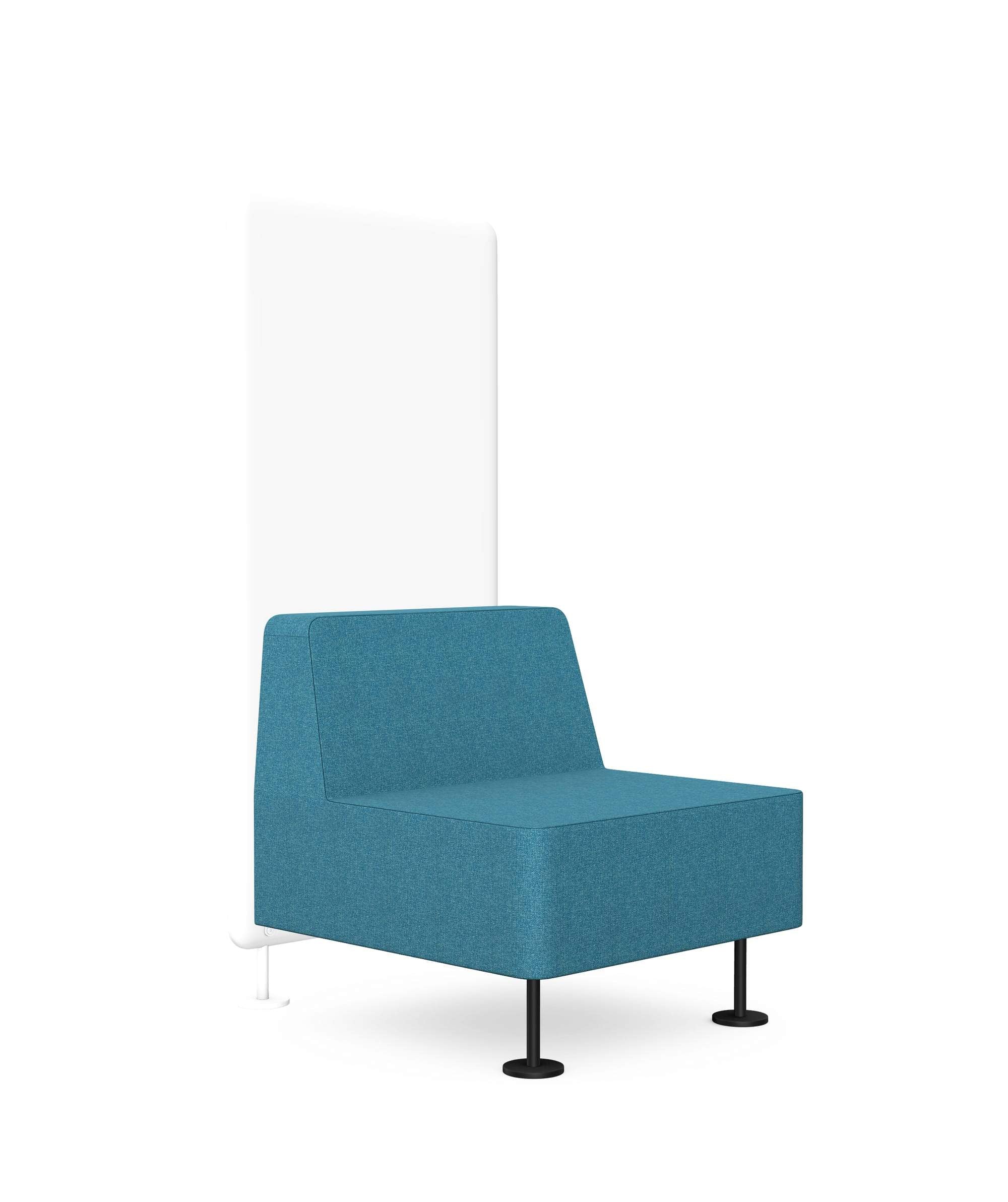Wall In Armchair to be Connected with 1 Partition Wall - Model 21