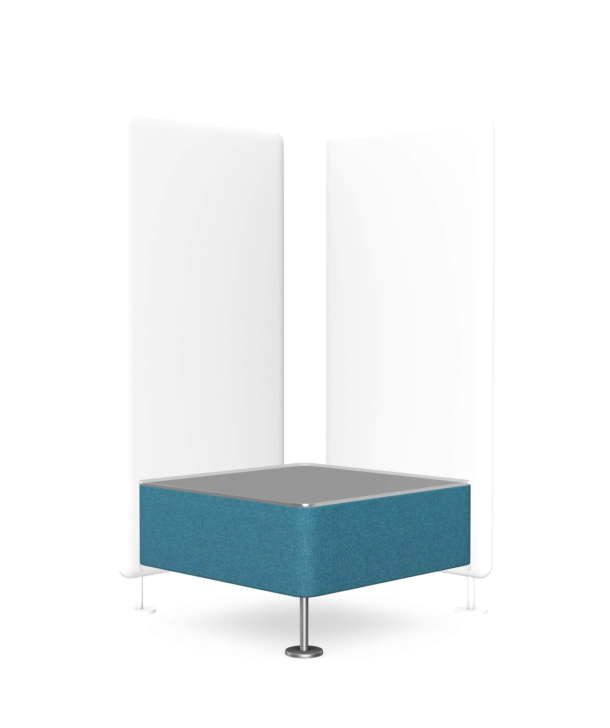 Wall In Square Table with 2 Partition Walls - Model BW2