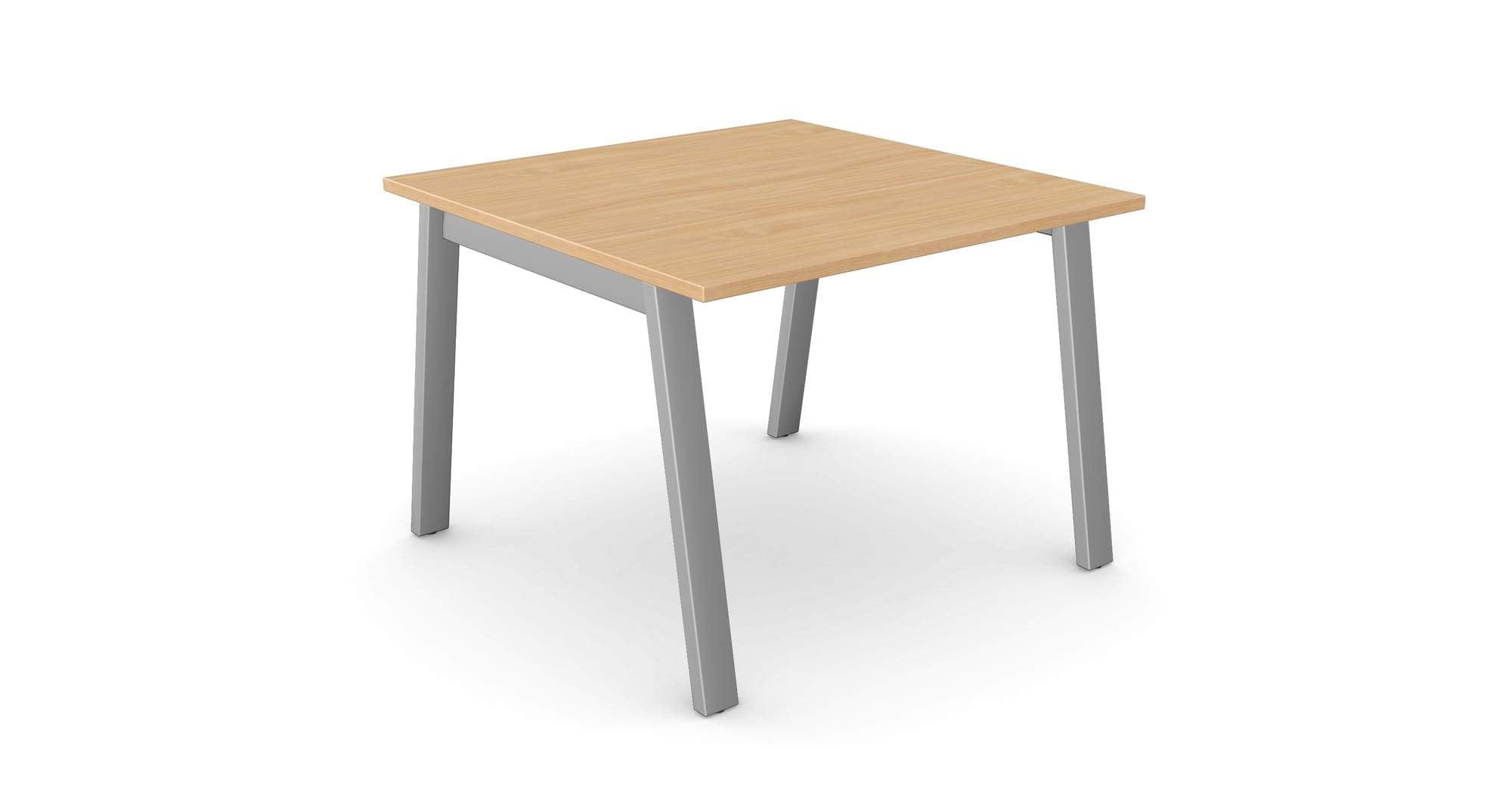 Switch Single Piece Square Meeting Table, A-Leg