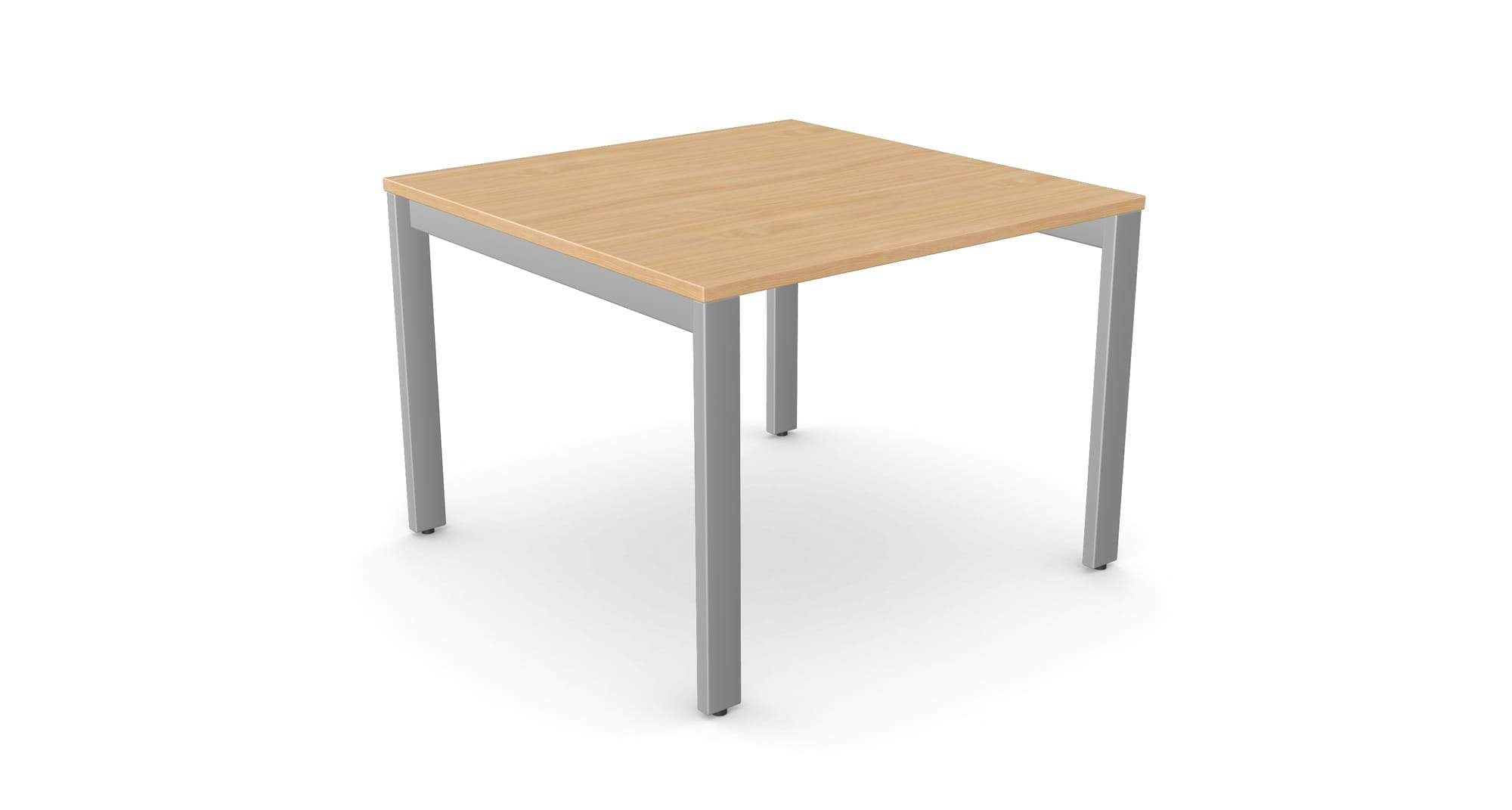 Switch Single Piece Square Meeting Table, Open Leg