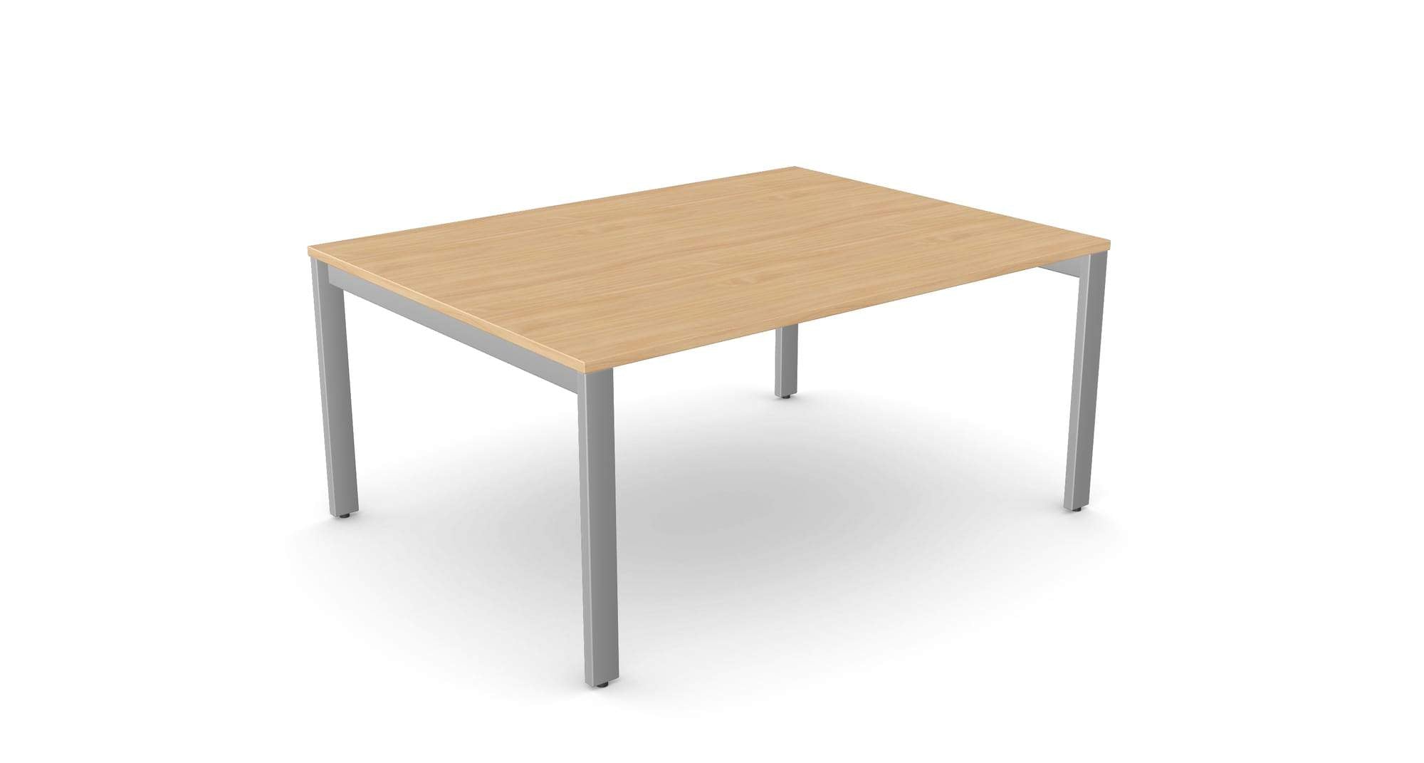 Switch Single Piece Straight Meeting Table & Large Table Starter Section, Open Leg