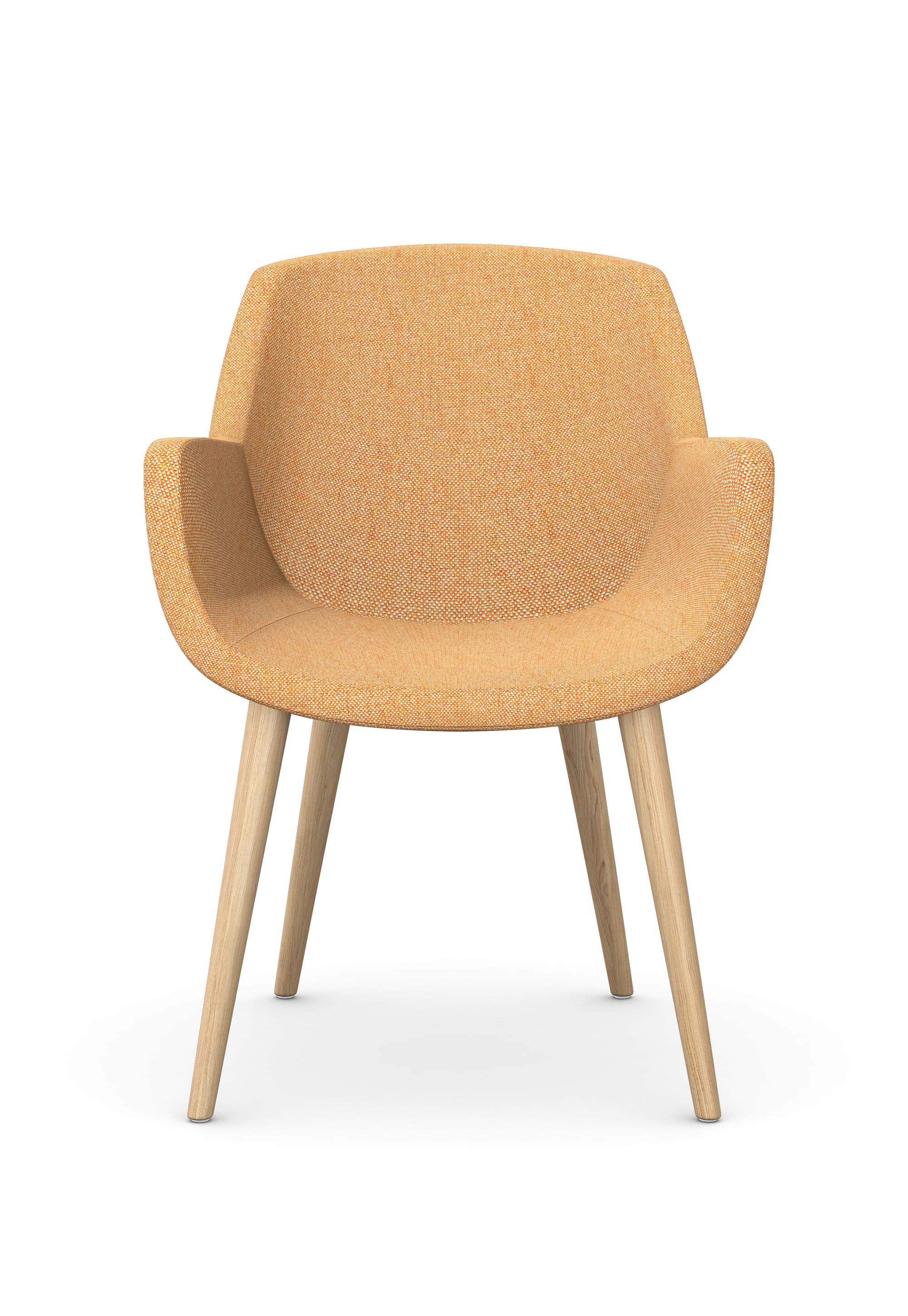 TIANA - Chair, 4 Wooden Legs