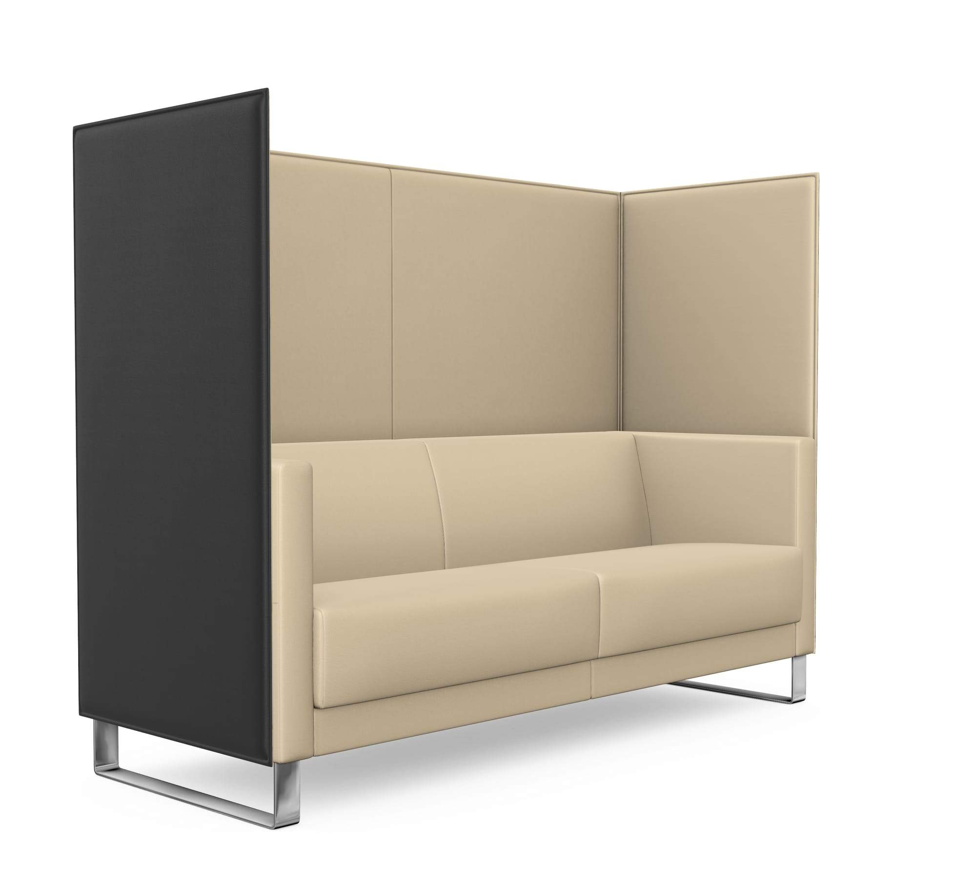 Vancouver Lite 3-Seat Sofa with Partition Walls