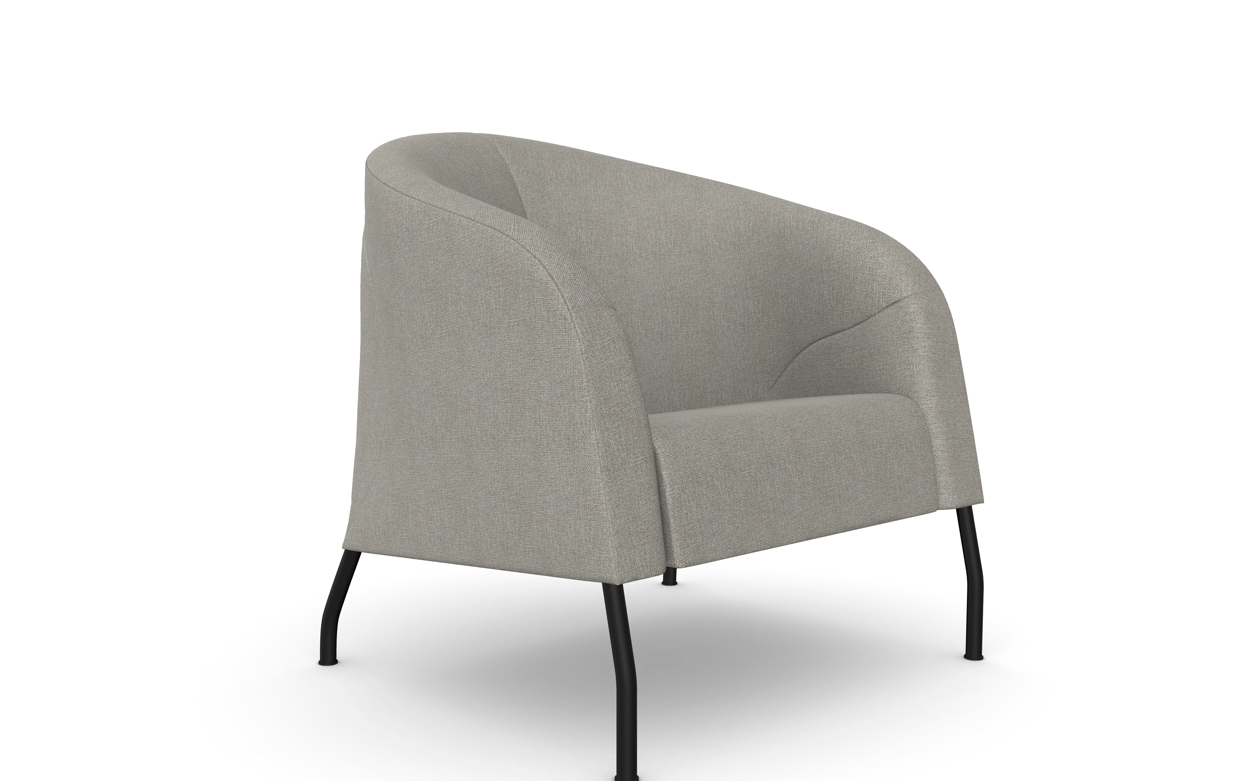 Mula Armchair, Metal Legs
