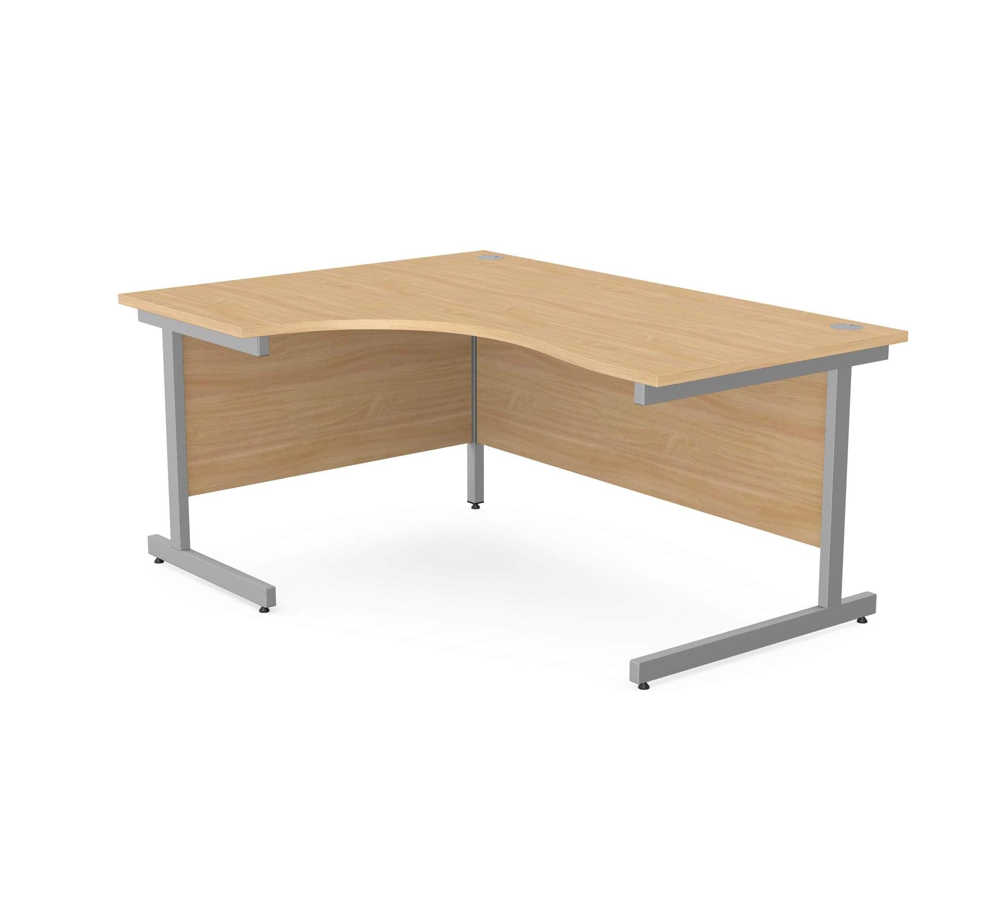 Ashford Metal Leg Crescent Desk