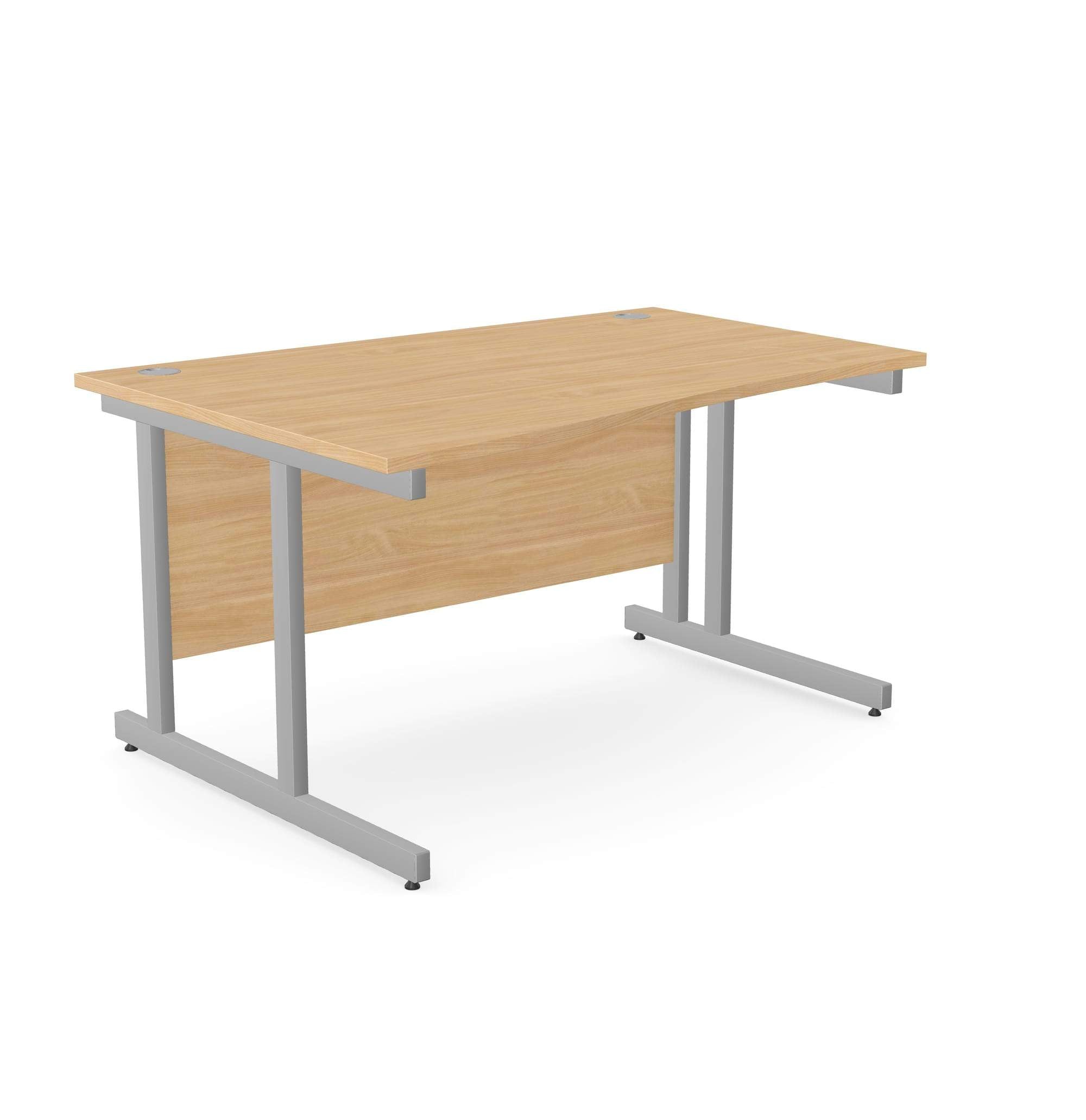 Ashford Metal Twin Leg Wave Desk