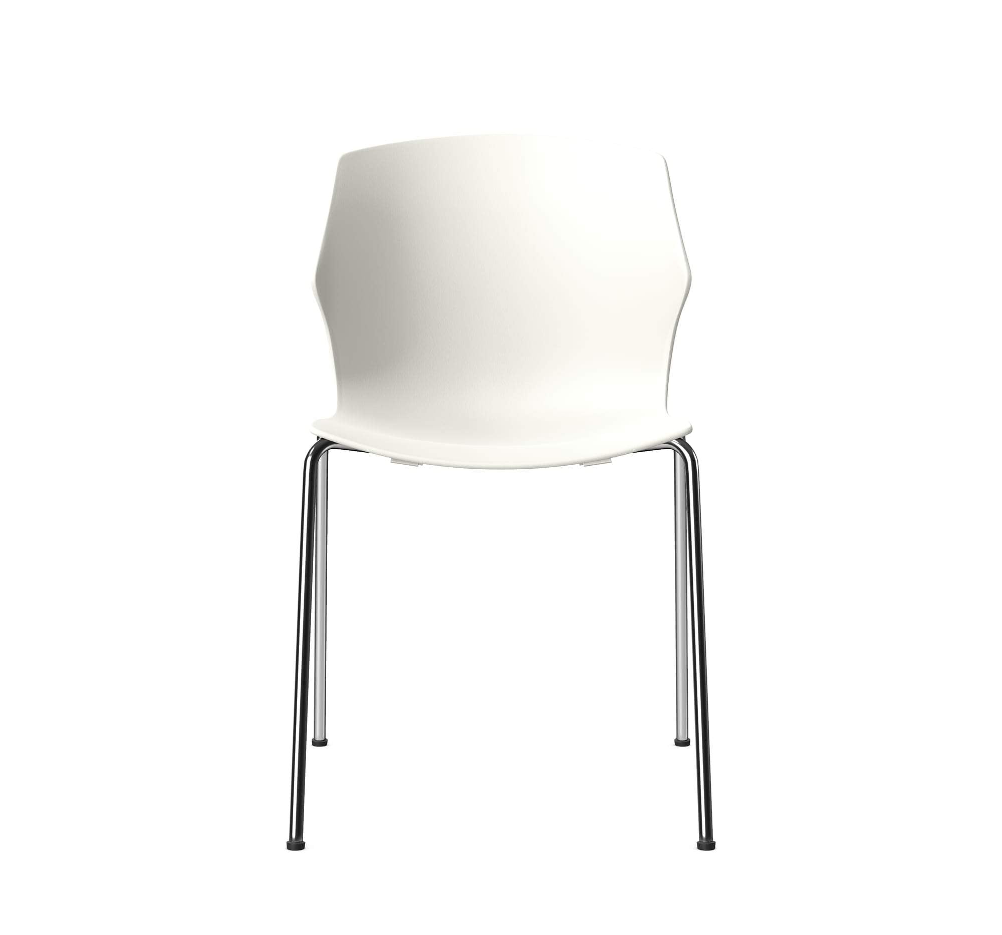 DIFFUSE - Polypropylene Chair, 4 Metal Legs