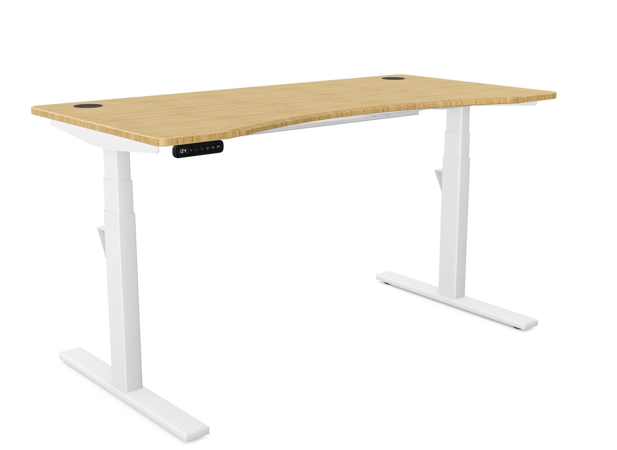 Leap Single Desk Bamboo