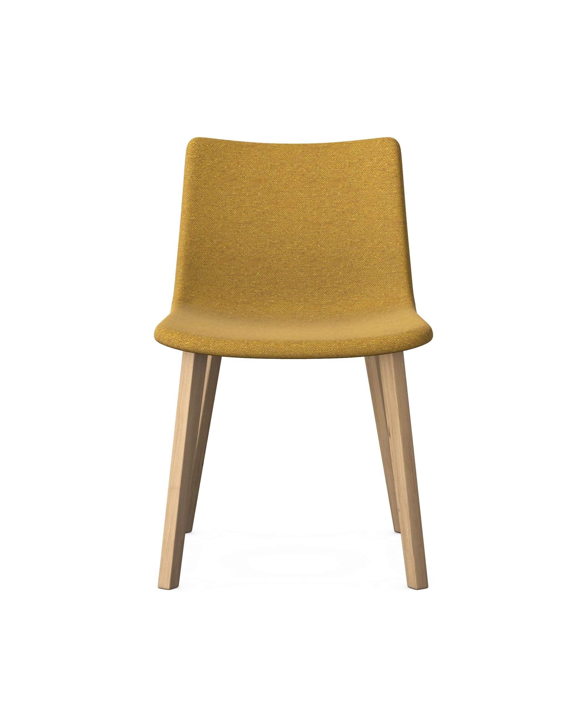 PRIME - Large Upholstered Chair, 4 Wooden Legs