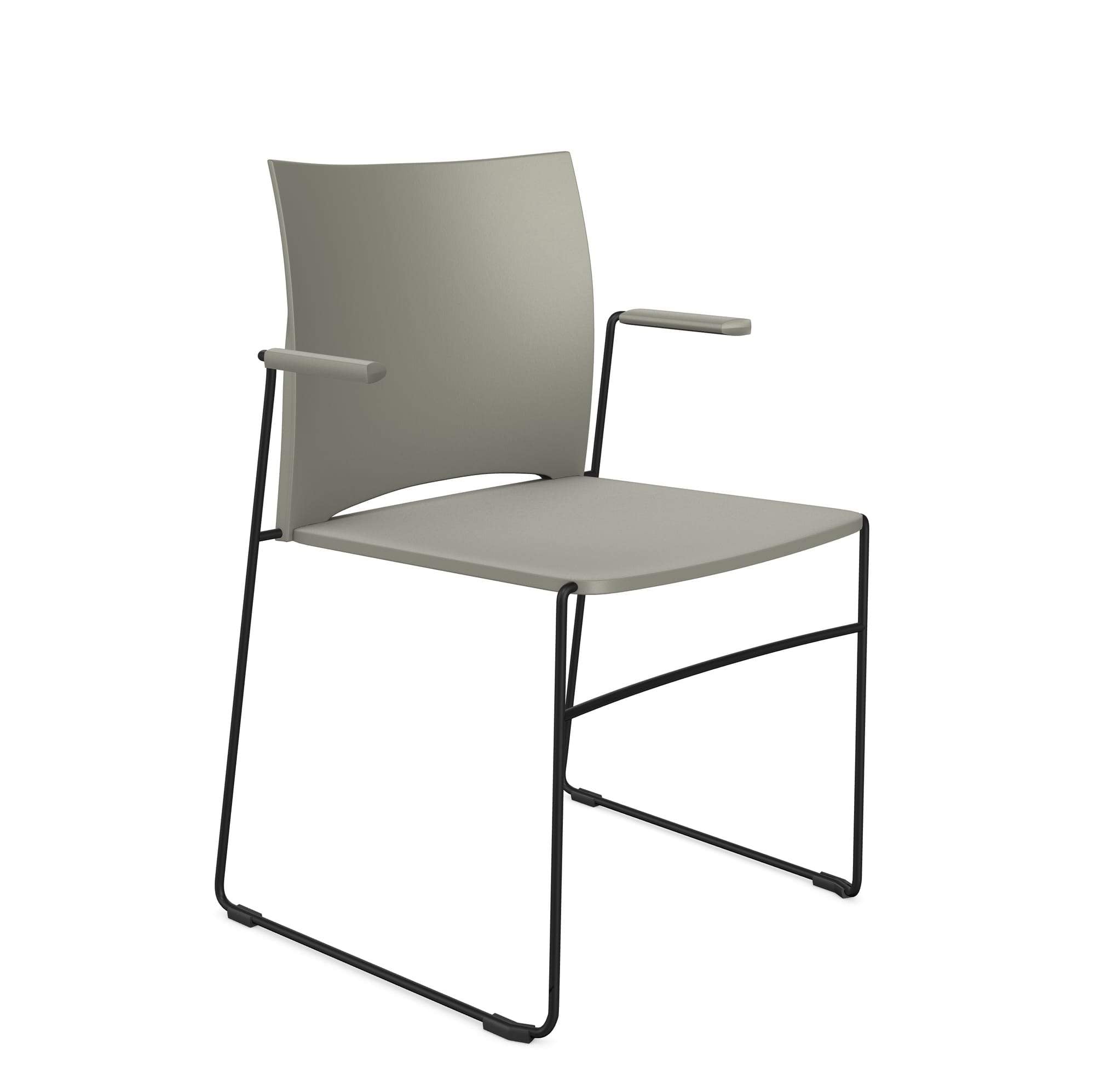 Ariz Plastic Seat with Armrest and Backrest Chair - Model 550V