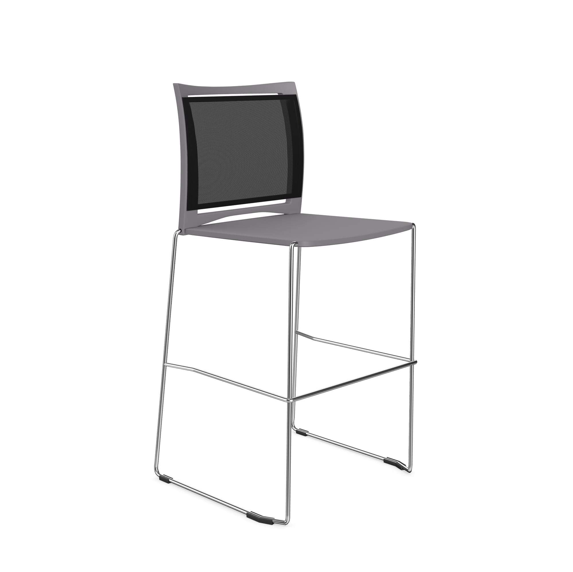 Ariz Plastic Seat and Mesh Backrest Stool - Model 555CV