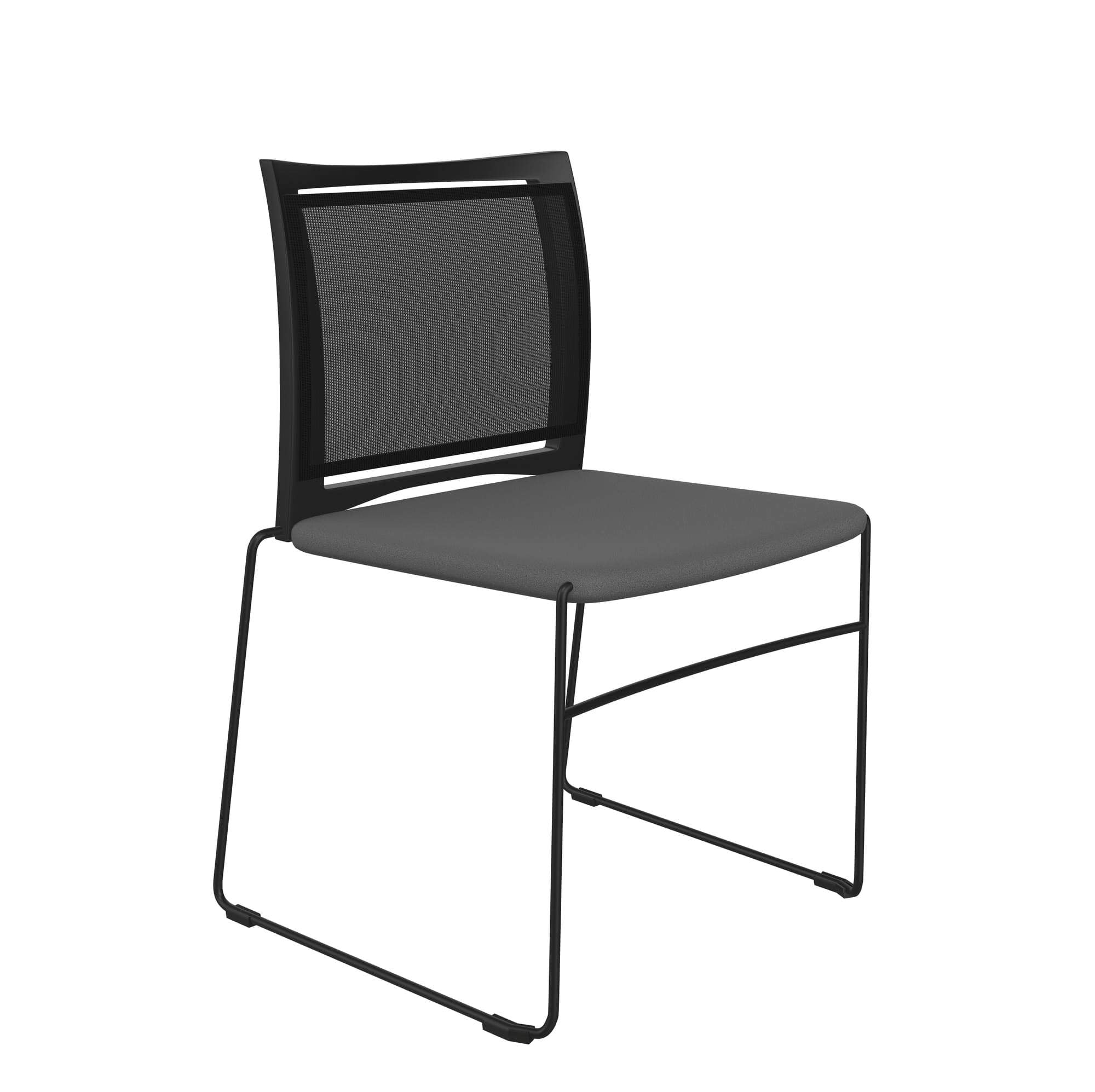 Ariz Upholstered Seat and Mesh Backrest Chair - Model 575V