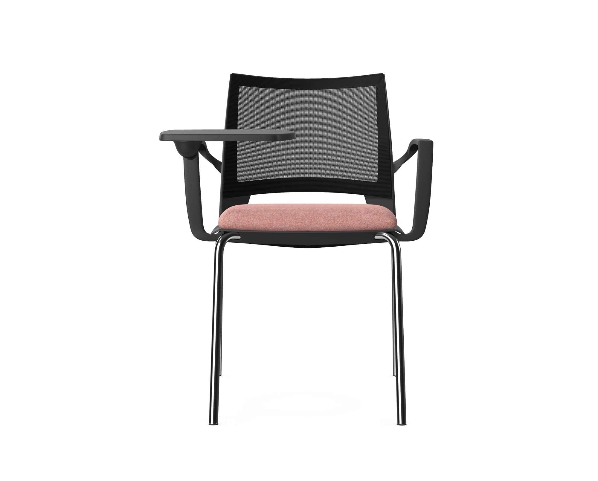 SENSOR - Chair with Arms and Tablet, 4 Metal Legs