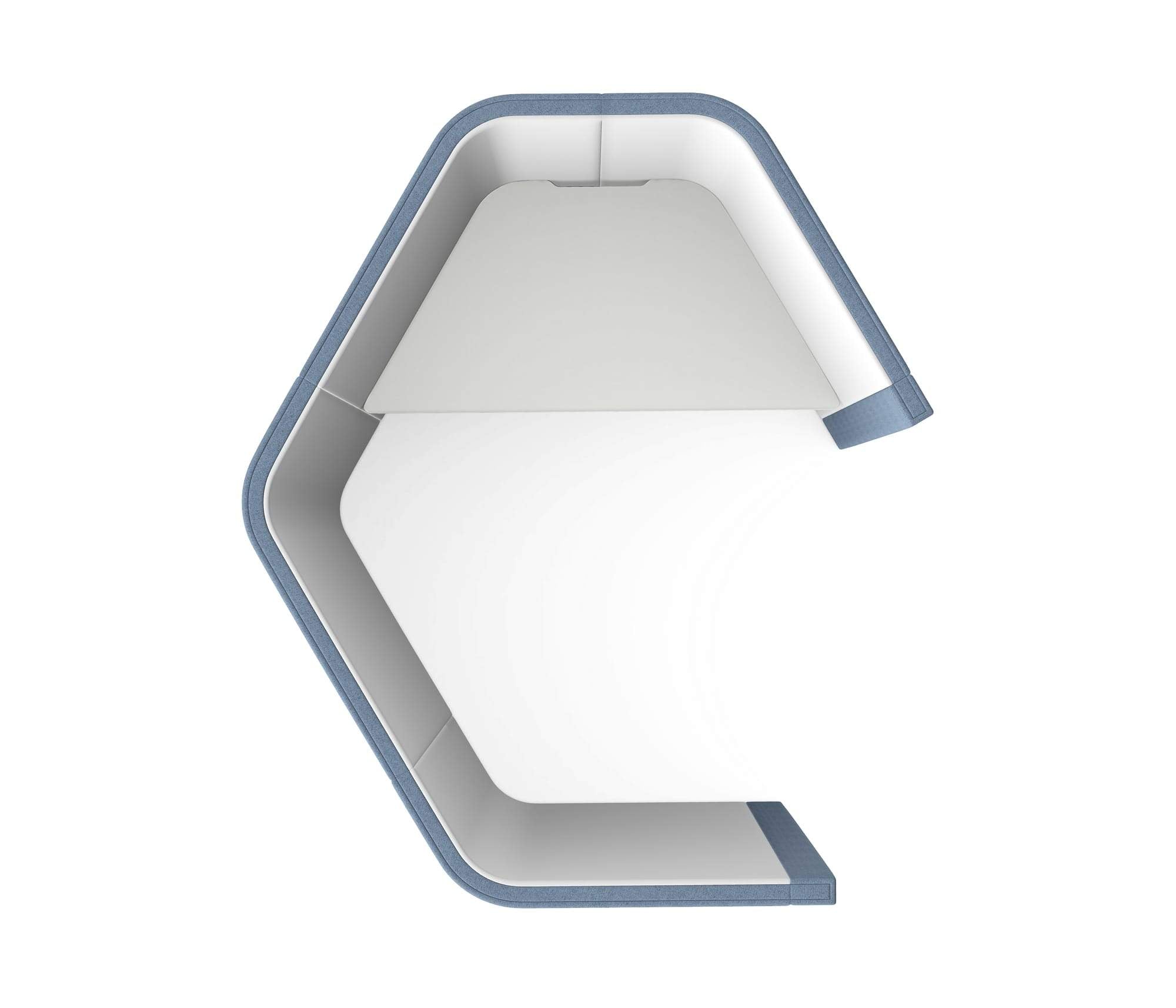 STUDIO WORK - Hexagonal, Single Person, With Desk Top