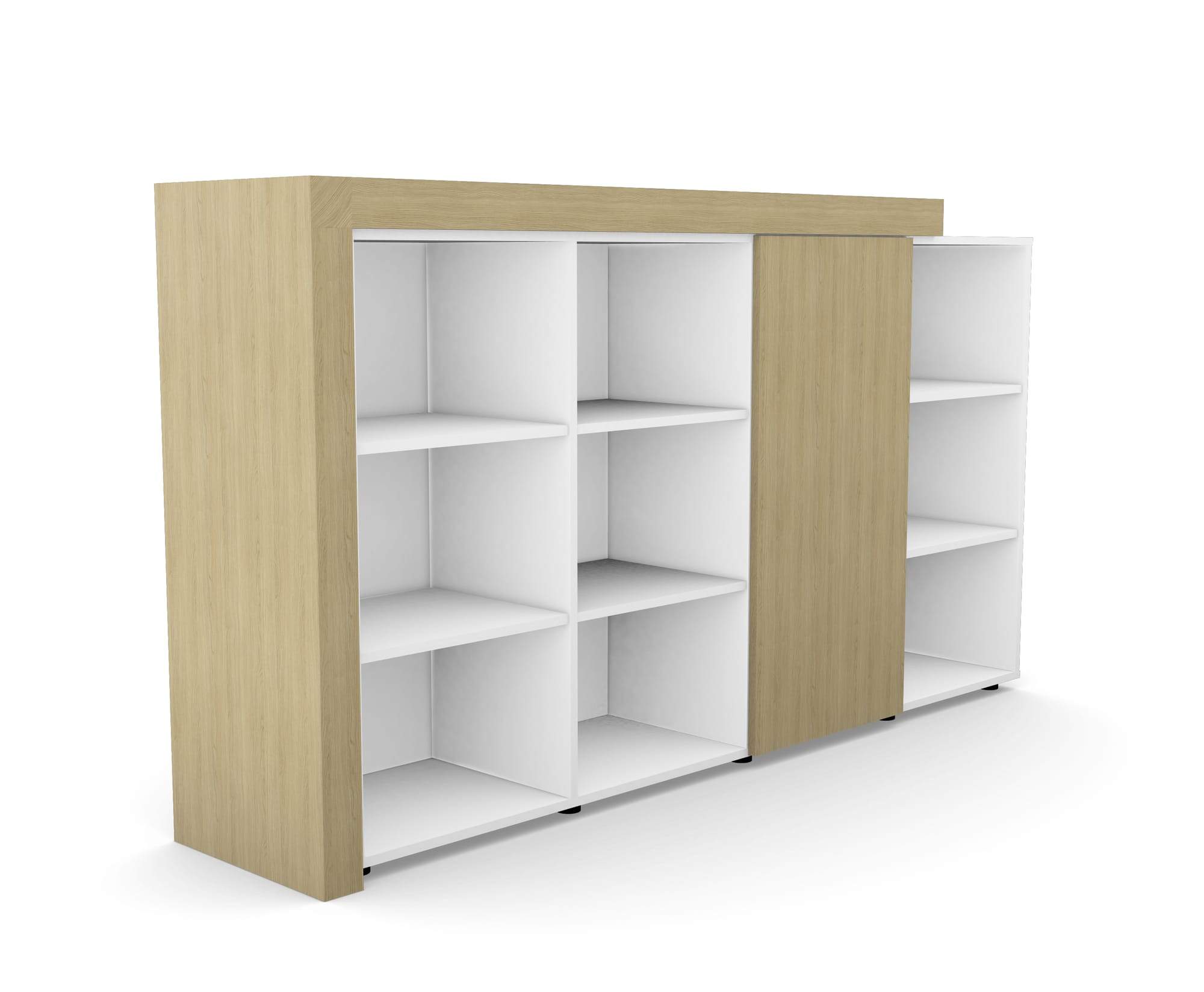Auttica Cabinet 2100x450x1170 (Door + Shelves)